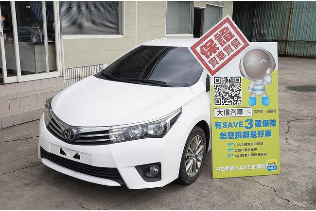 Toyota Corolla Altis 1 8 經典版 11代 14年中古車 二手車 44 8萬 Save大信汽車abc好車網